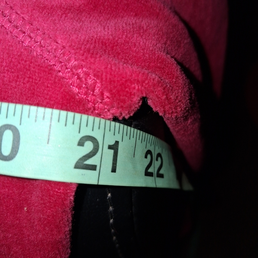 Kim Rogers Rich Red Velvet Teddy Jacket In A Size PM. - Picture 4 of 7